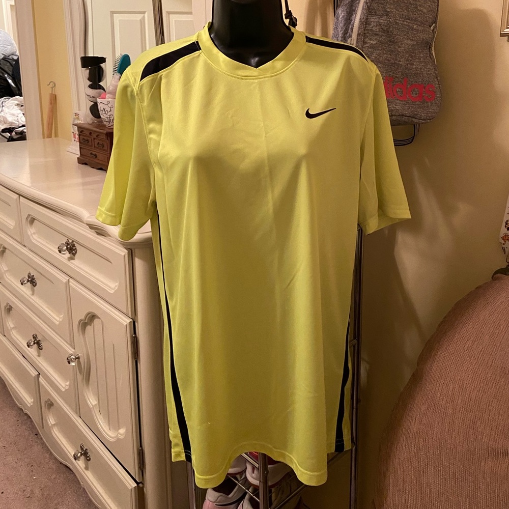 Nike Dri Fit Mens Medium Neon Tee
